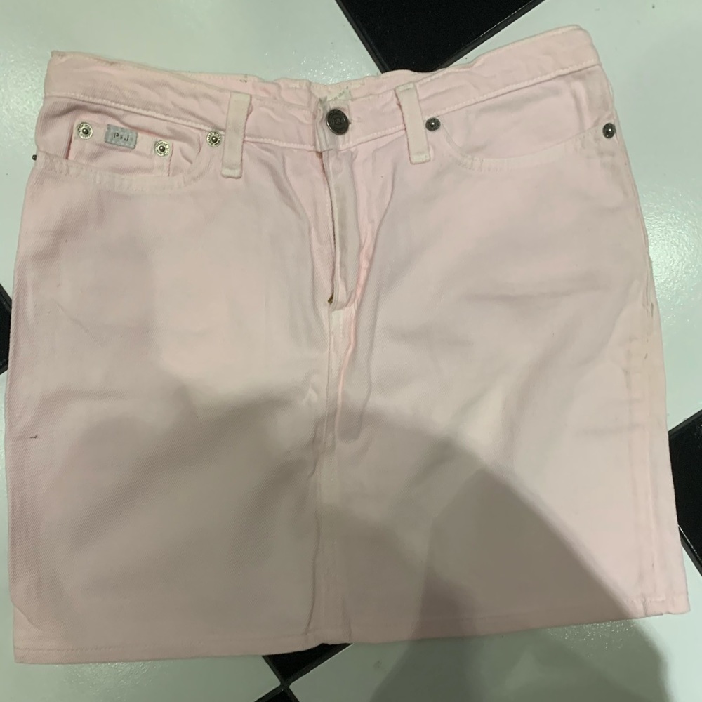 Pale pink skirt
